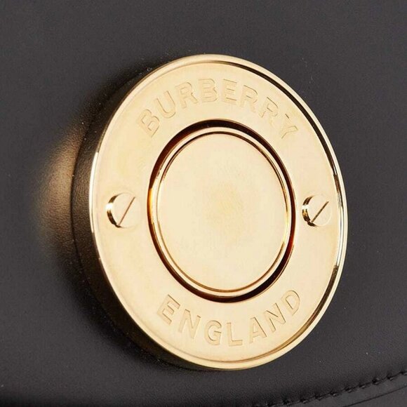 Burberry Black Calfskin Leather Small Elizabeth Crossbody Bag - Picture 6 of 10